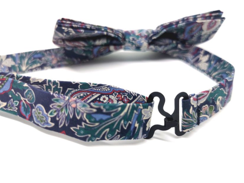 Motýlik St.Kristof REDBLUE&PAISLEY