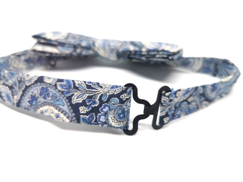 Motýlik St.Kristof BLUE&PAISLEY