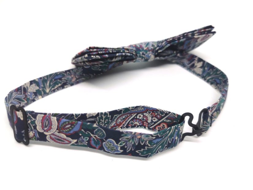 Motýlik St.Kristof REDBLUE&PAISLEY