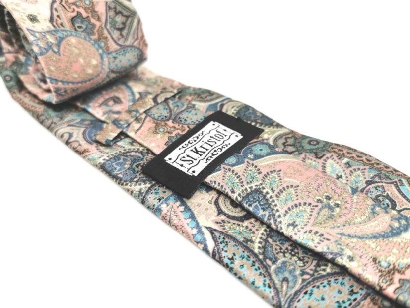Viazanka St.Kristof PINK&PAISLEY