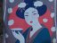 Elegantná dámska šatka GEISHA sivá