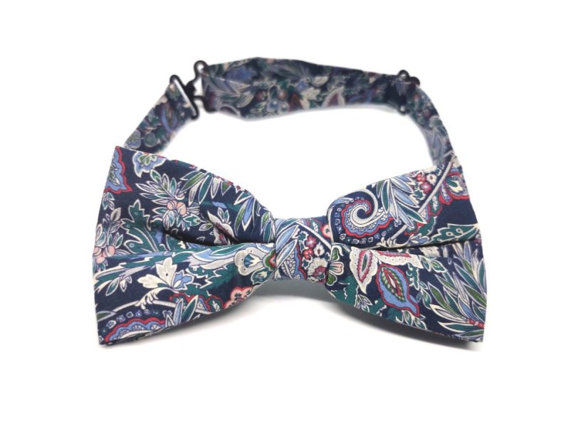 Motýlik St.Kristof REDBLUE&PAISLEY