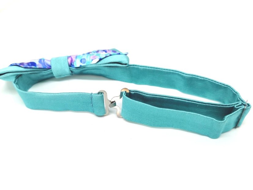 Motýlik St.Kristof TURQUOISE&DOTS