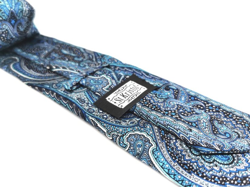Viazanka St.Kristof BLUE&PAISLEY