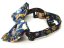 Motýlik St.Kristof DARKBLUE&FLOWERS