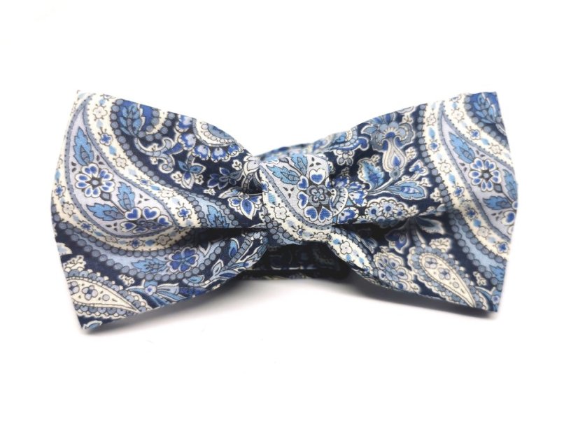 Motýlik St.Kristof BLUE&PAISLEY