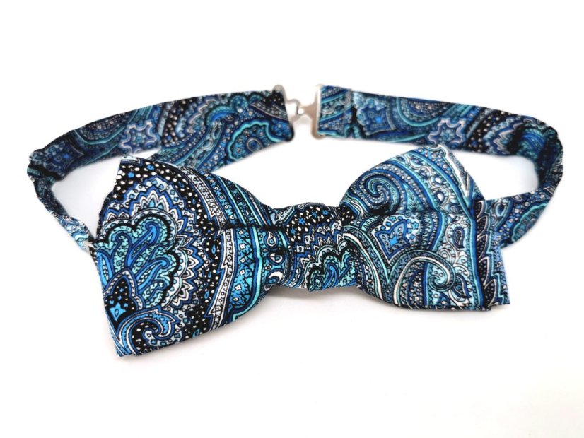 Motýlik St.Kristof DARKBLUE&PAISLEY