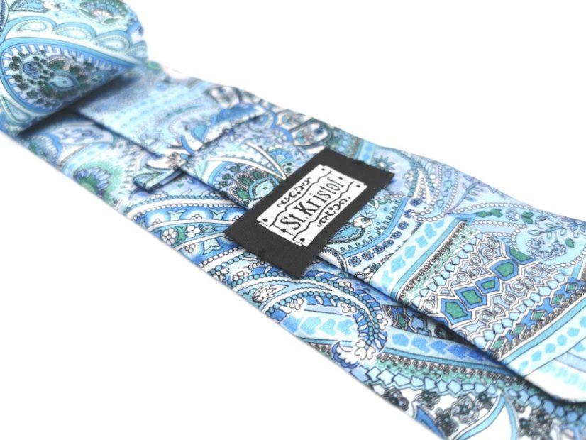 Viazanka St.Kristof LIGHTBLUE&PAISLEY