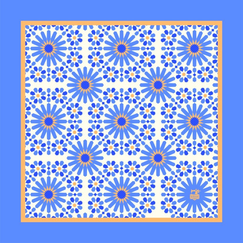Elegantná šatka SICILY bledomodrá