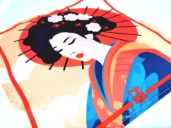 Luxusná hodvábna vreckovka GEISHA béžová