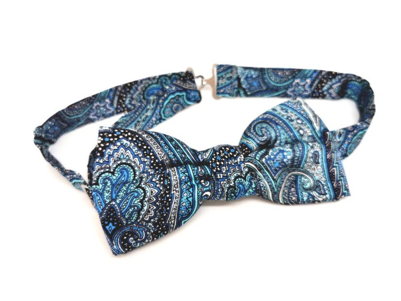 Motýlik St.Kristof DARKBLUE&PAISLEY